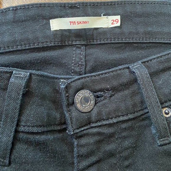 Levi's 711 Skinny Jeans - Size 29 - Picture 5 of 9